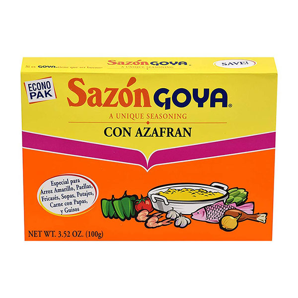 3777 Sazon con Azafran Goya x 3,52 Oz x Un