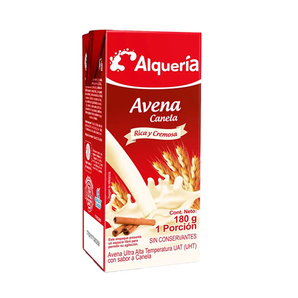 Avena Canela Alqueria x 180 Gr x Un