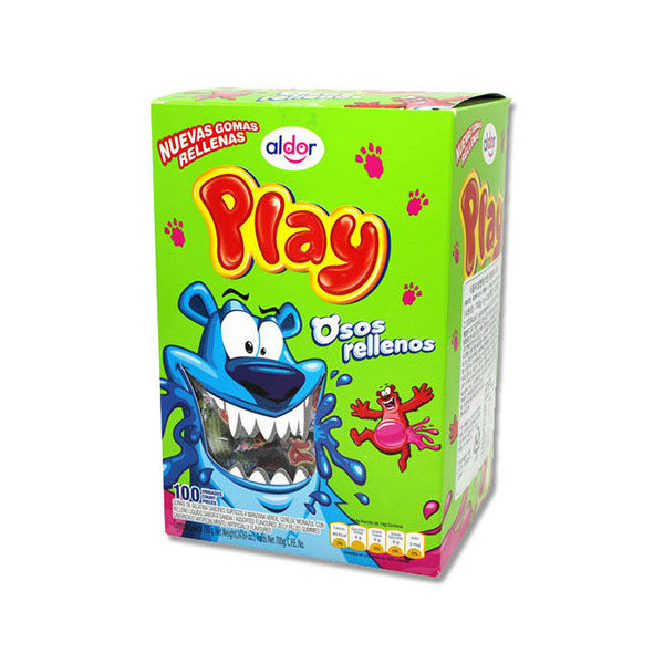 06270 Gomas Play Osos Rellenos Aldor x 8 Un de 7 Gr x Un