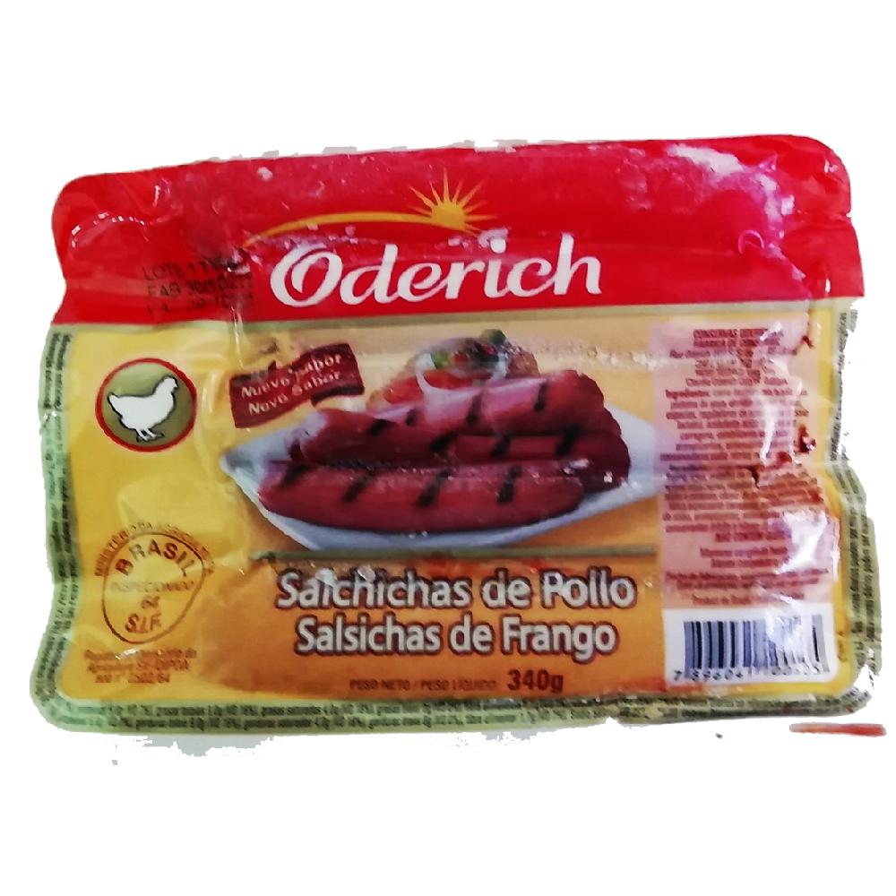 salchichas de pollo oderich