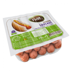 salchichas de pollo nat