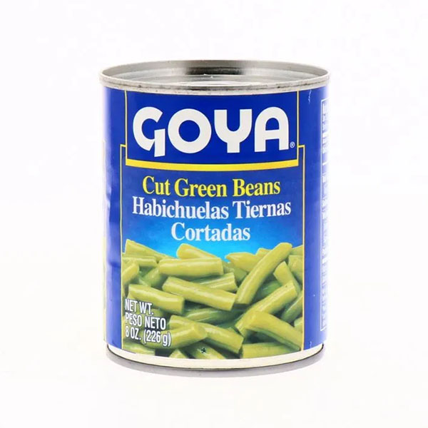2537 Habichuelas Tiernas Cortadas Goya x 8 Oz x Un