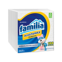 202412 Servilletas Acolchamax Mediana Familia x 100 Un
