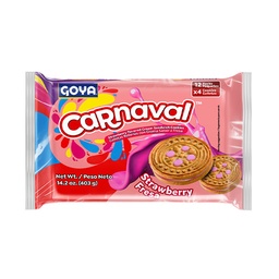 6432 Galletas de Fresa Goya Carnaval x 14.2 Oz x Un