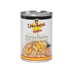 Frijoles Blancos Sabor Chorizo Don Anecio x 415 Gr x Un