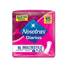 120678 Protectores Diarios Multiestilo Nosotras Familia x 15 Un x Un