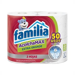 201261 Papel Higienico Familiar Familia Pack x 4 Rollos