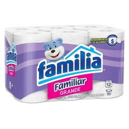 201262 Papel Higienico Familiar Familia Pack x 12 Rollos x Un 